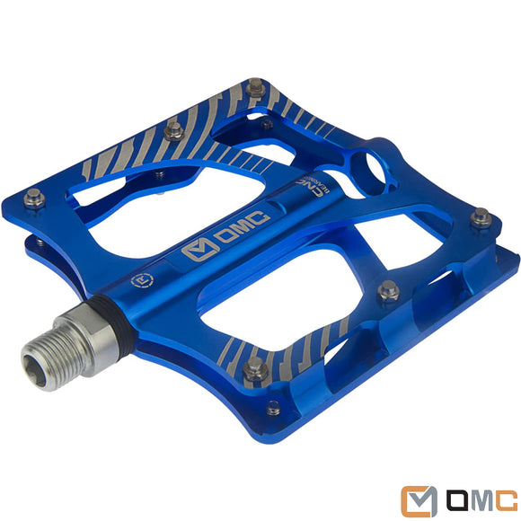 OMC MTB Mountain Bike Pedals 3 Bearing Non-Slip Lightweight Extruded Aluminum Alloy Bicycle Platform Pedals for BMX MTB 9/16