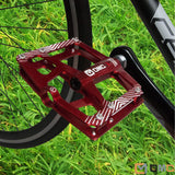 OMC MTB Lightweight Extruded Aluminum Alloy Pedals Mountain Bike Pedals 3 Bearing Non-Slip Bicycle Platform Pedals for BMX MTB 9/16"