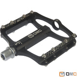 OMC MTB Extruded Aluminum Alloy Lightweight Pedals Mountain Bike Pedals 3 Bearing Non-Slip Bicycle Platform Pedals for BMX MTB 9/16"