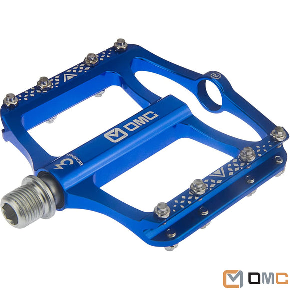 OMC MTB Extruded Aluminum Alloy Lightweight Pedals Mountain Bike Pedals 3 Bearing Non-Slip Bicycle Platform Pedals for BMX MTB 9/16