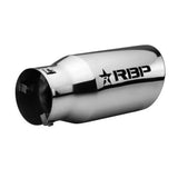 RBP STAINLESS STEEL POLISHED EXHAUST MUFFLER TIP 3"INLET 5" OULET FOR TRUCK JEEP