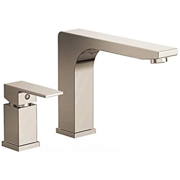 Ultra Faucets Icon Collection Roman Tub Faucet, Rough-In Valve Included (Brushed Nickel)