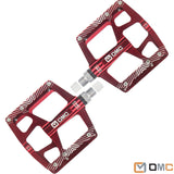 OMC MTB Lightweight Extruded Aluminum Alloy Pedals Mountain Bike Pedals 3 Bearing Non-Slip Bicycle Platform Pedals for BMX MTB 9/16"
