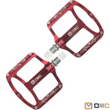 OMC MTB Extruded Aluminum Alloy Lightweight Pedals Mountain Bike Pedals 3 Bearing Non-Slip Bicycle Platform Pedals for BMX MTB 9/16"
