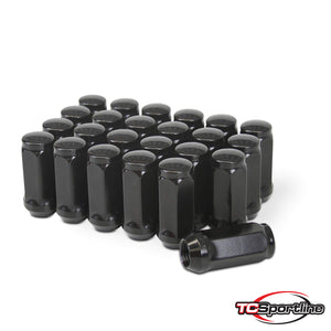 24-Pack Chrome 14x1.5 Bulge Acorn Lug Nuts – 1.90" Length